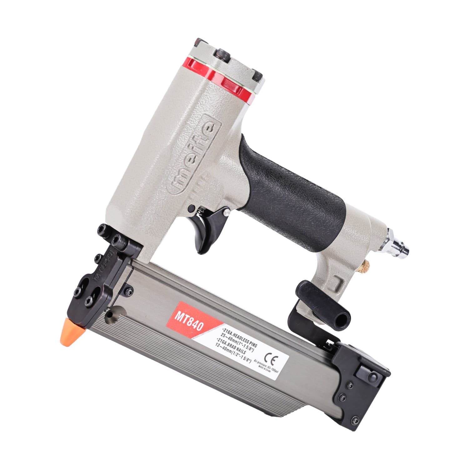 Cloueur pneumatique MT840 – pointes sans tête 21GA (1 1/2")